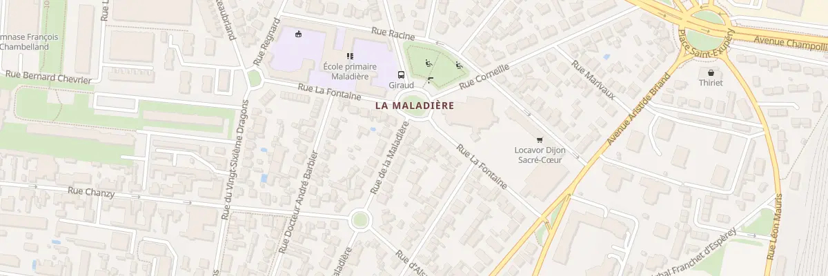 Plan du 66 Rue de la Maladière à Dijon