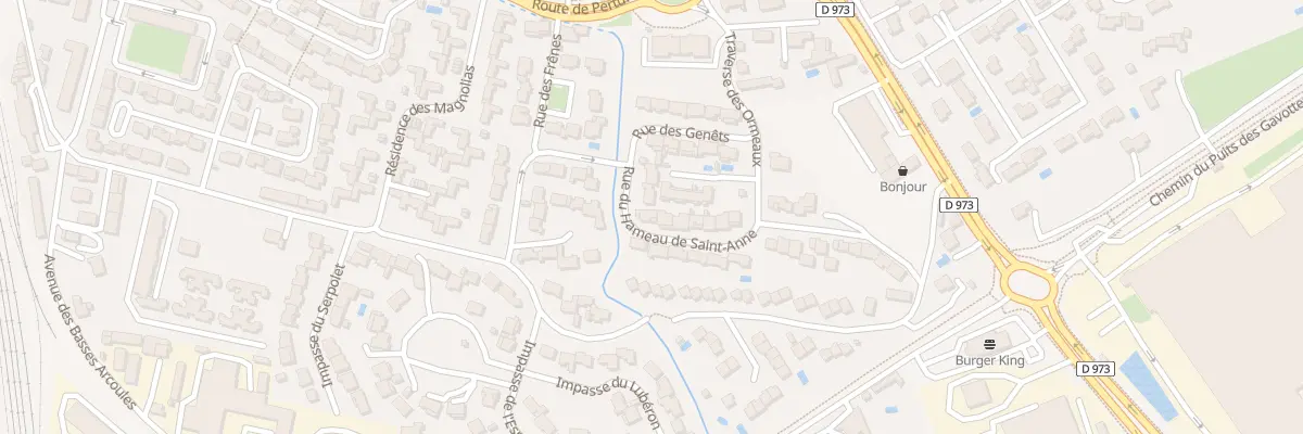Plan du 25 Rte de Pertuis à Cavaillon