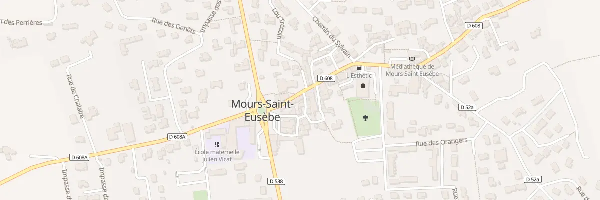 Plan du 2 Rue des Glycines à Mours-Saint-Eusèbe