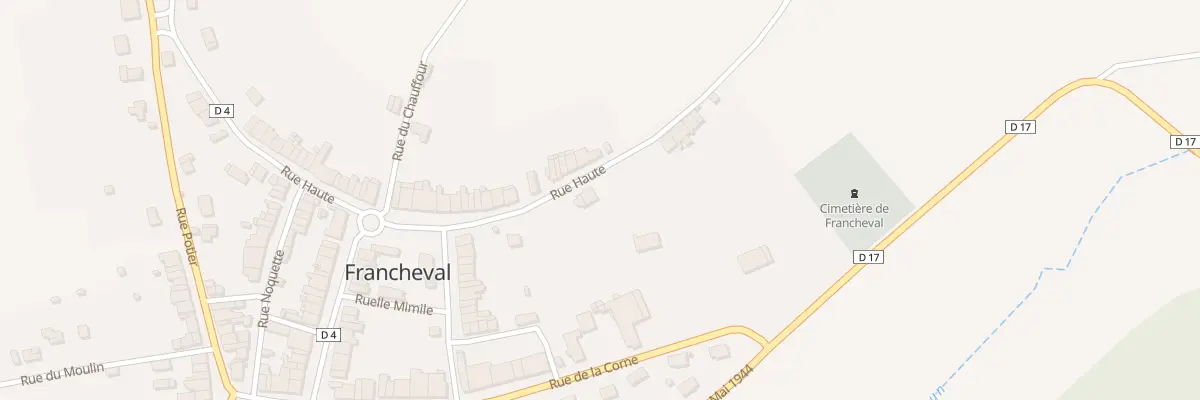Plan du 5001 Rue Haute à Francheval