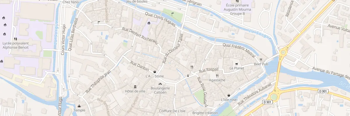 Plan du 1B Rue J Jacques Rousseau à L’Isle-sur-la-Sorgue
