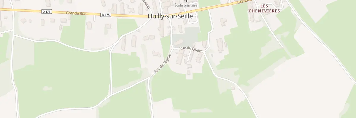 Plan du 105 Rue de l’Eglise à Huilly-sur-Seille