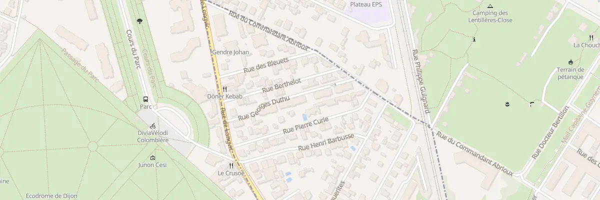 Plan du 8 Rue Georges Duthu à Longvic