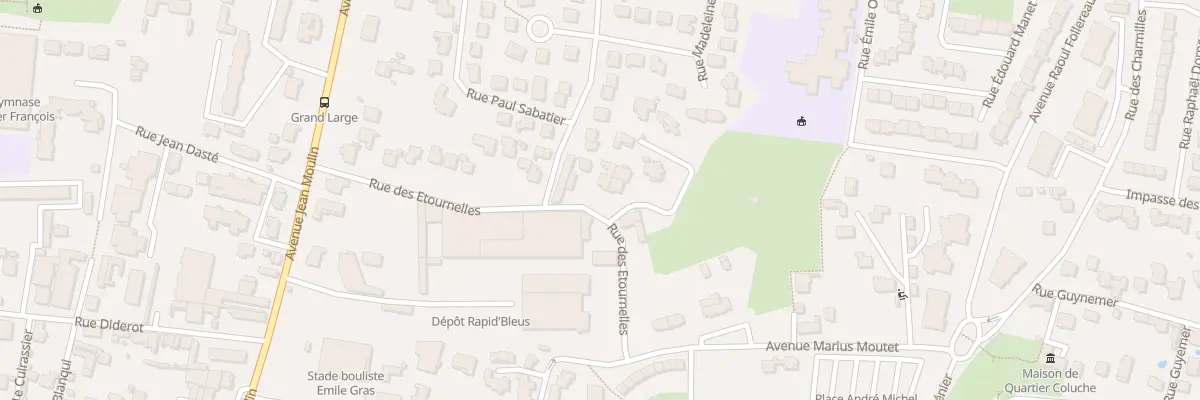 Plan du 26 Rue des Etournelles à Romans-sur-Isère