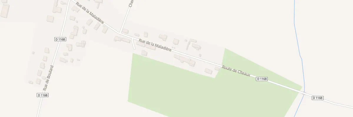 Plan du 21 Rue de la Maladière à Villebichot