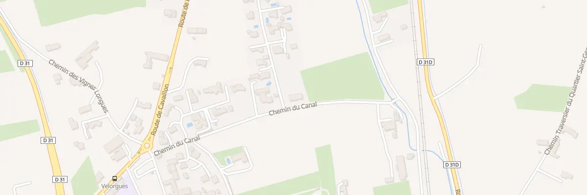 Plan du 800 Che du Canal à L’Isle-sur-la-Sorgue