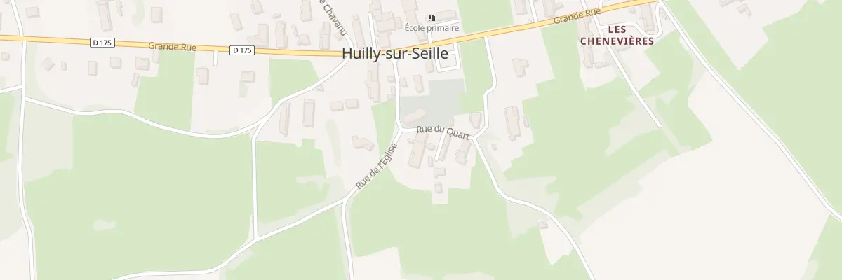Plan du 40 Rue du Quart à Huilly-sur-Seille