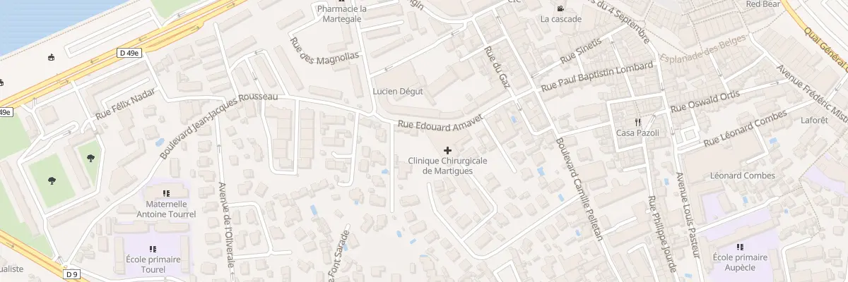Plan du 11 Rue Edouard Amavet à Martigues
