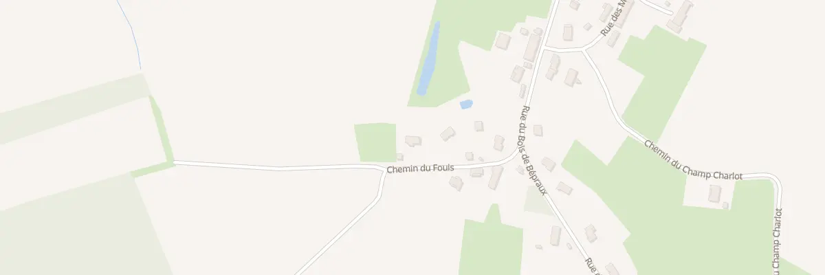 Plan du 8 Che du Fouis à Saint-Martin-en-Bresse