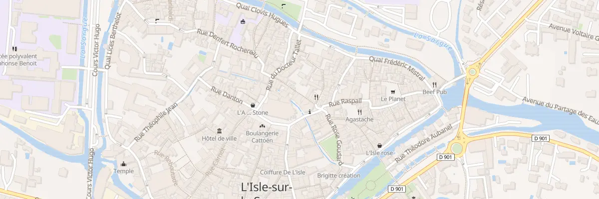 Plan du 8 Rue J Jacques Rousseau à L’Isle-sur-la-Sorgue
