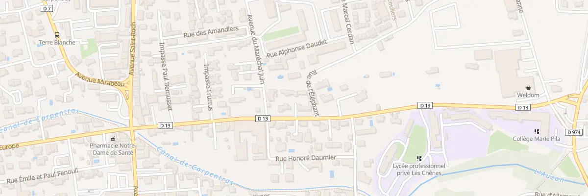 Plan du 273B Av Pont des Fontaines à Carpentras