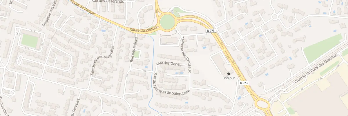 Plan du 4 Rue des Genêts à Cavaillon