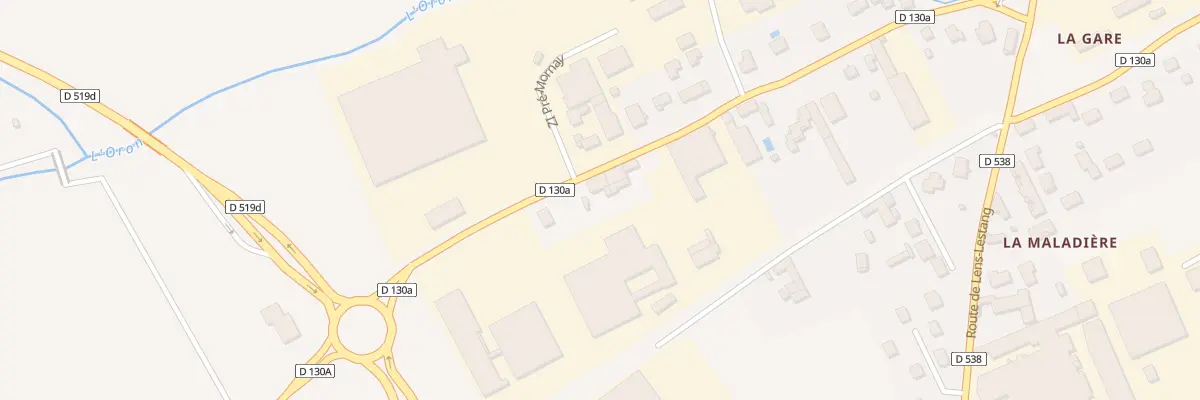 Plan du 409 Rte de Manthes à Beaurepaire