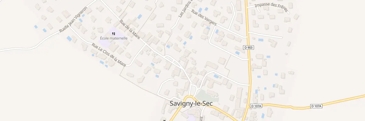 Plan du 10 Rue de la Mare à Savigny-le-Sec