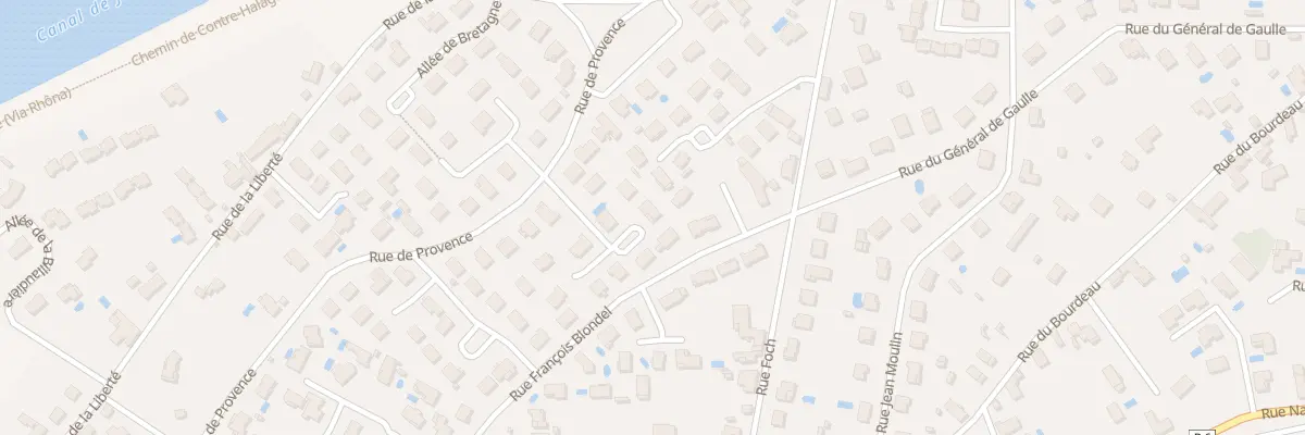 Plan du 7 All de Touraine à Jonage