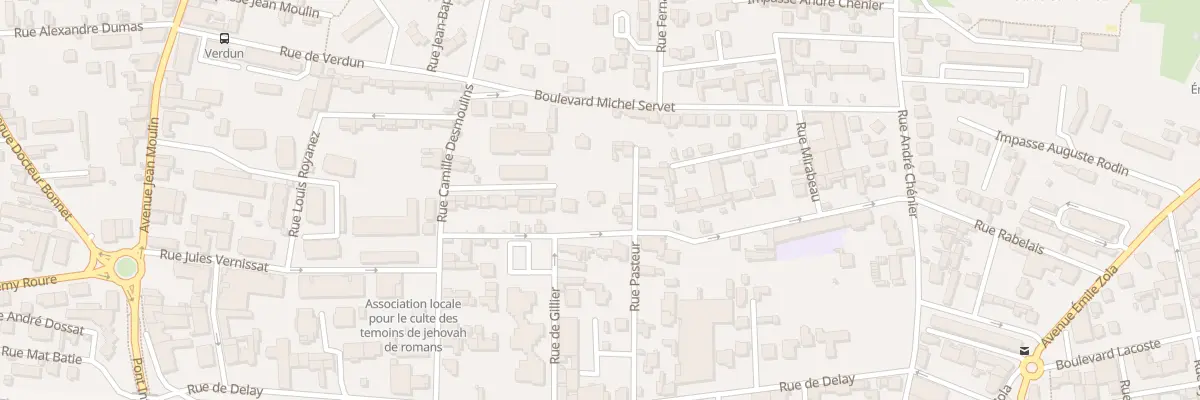 Plan du 9A Rue de Gillier à Romans-sur-Isère
