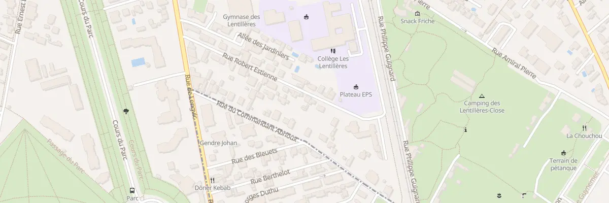 Plan du 24 Rue Robert Estienne à Dijon