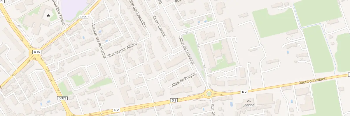 Plan du 35 Crs Cassini à Cavaillon