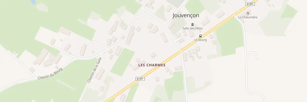 Plan du 428 Rte du Bourg à Jouvençon