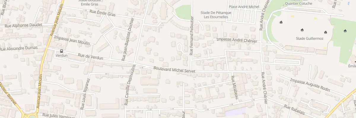 Plan du 26 Bd Michel Servet à Romans-sur-Isère