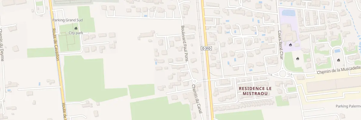 Plan du 755 Bd Paul Pons à L’Isle-sur-la-Sorgue