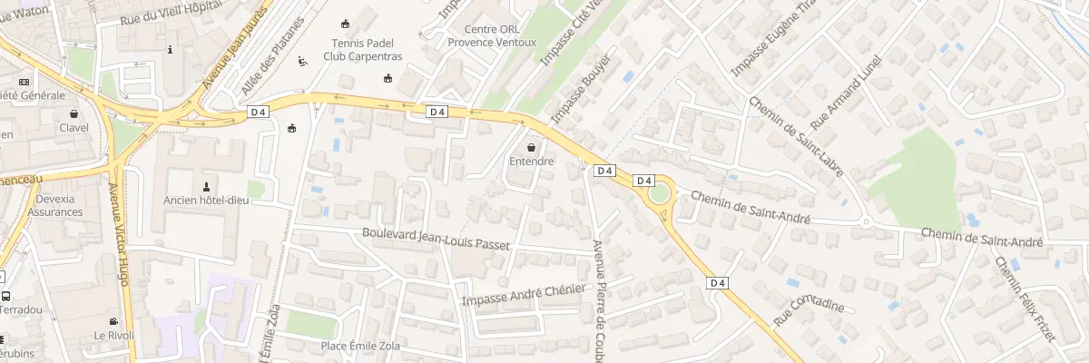 Plan du 284 Av du Comtat Venaissin à Carpentras