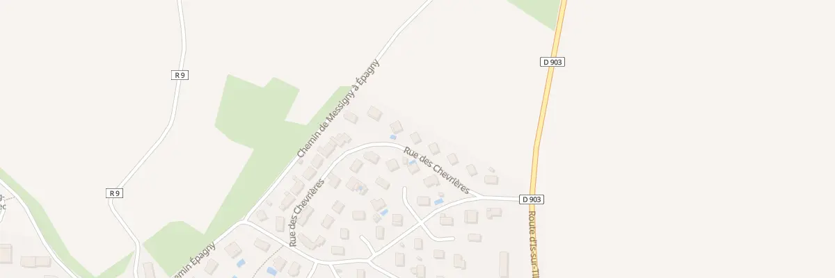 Plan du 25 Le Meix des Puits à Savigny-le-Sec