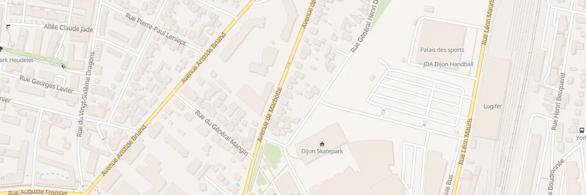 Plan du 12 Av de Marbotte à Dijon