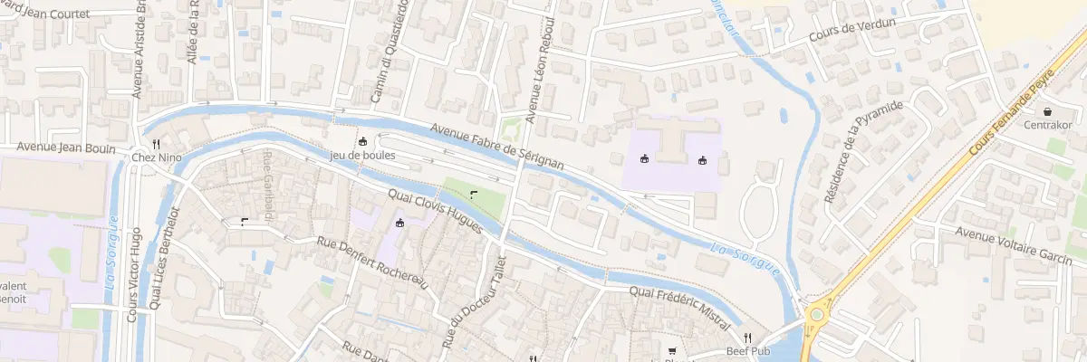 Plan du 40 Crs du Portalet à L’Isle-sur-la-Sorgue
