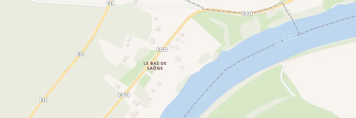 Plan du 6 Le Bas de Saône à Bragny-sur-Saône