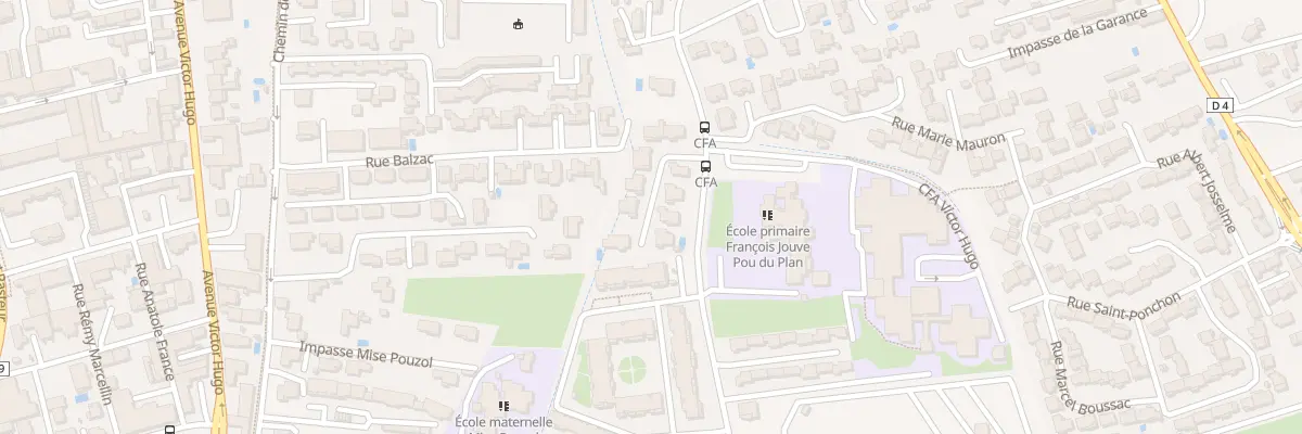 Plan du 109 Rue des Res du Chateau Rouge à Carpentras