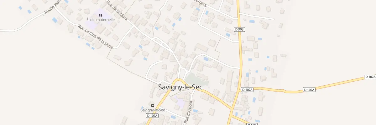 Plan du 2 Pl de la Mairie à Savigny-le-Sec