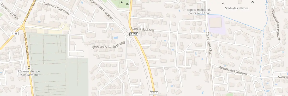 Plan du 327 Rte de Robion à L’Isle-sur-la-Sorgue