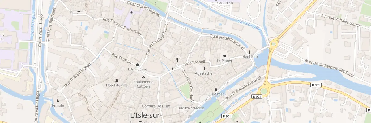 Plan du 1 Rue Raspail à L’Isle-sur-la-Sorgue