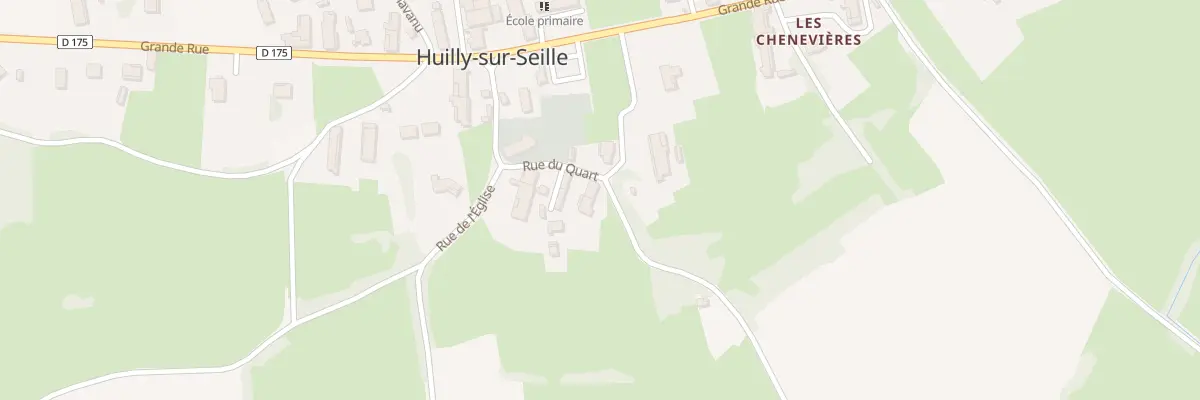Plan du 70 Rue du Quart à Huilly-sur-Seille