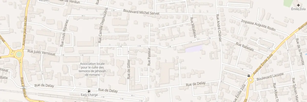Plan du 27 Rue Jules Ferry à Romans-sur-Isère
