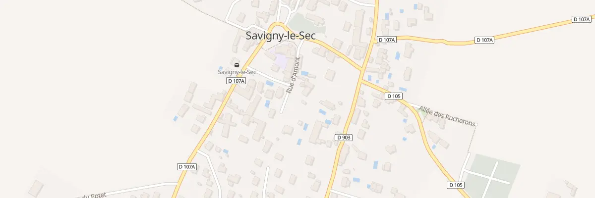 Plan du 3B Rue d’Amont à Savigny-le-Sec