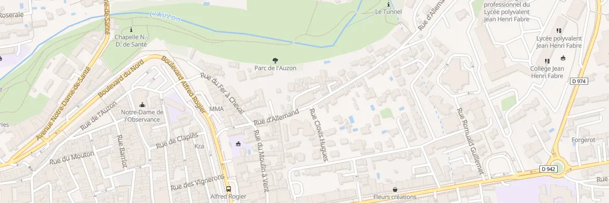 Plan du 145 Rue d’Allemand à Carpentras
