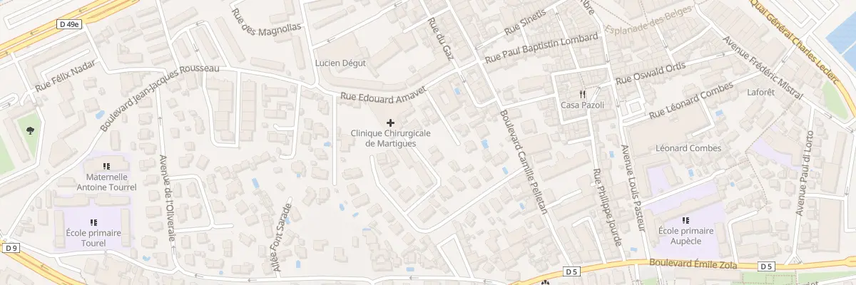 Plan du 9B Rue Edouard Amavet à Martigues