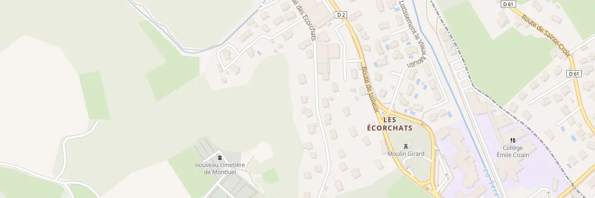 Plan du 248 Rue des Ecorchats à Montluel