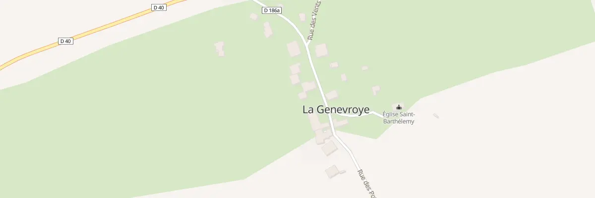 Plan du 8 Rue des Potiers à La Genevroye