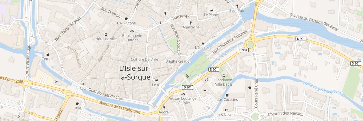 Plan du 23 Rue Rose Goudard à L’Isle-sur-la-Sorgue