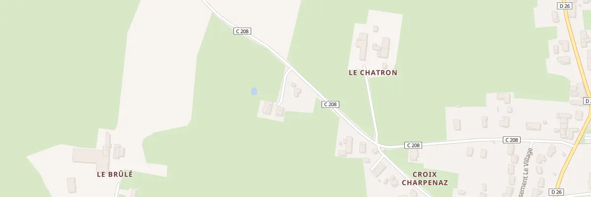Plan du 503 Rte de Vonnas à Chaveyriat