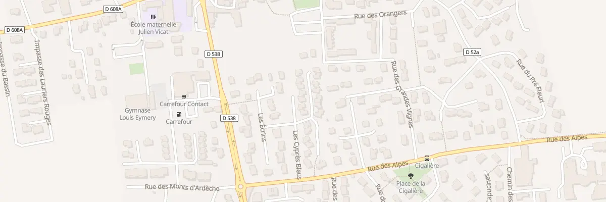 Plan du 5 Rue des Cytises à Mours-Saint-Eusèbe