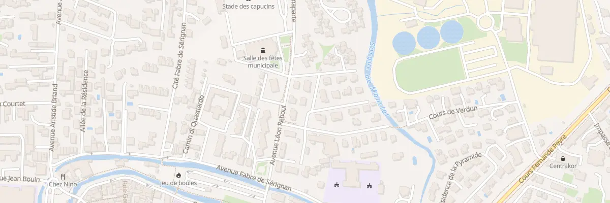 Plan du 99 All des Capucins à L’Isle-sur-la-Sorgue