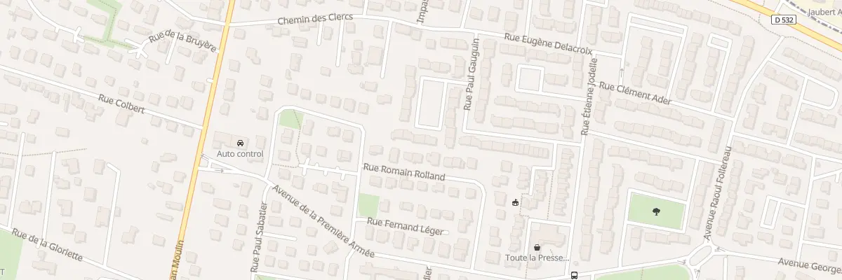 Plan du 4 Rue Ferdinand Herold à Romans-sur-Isère