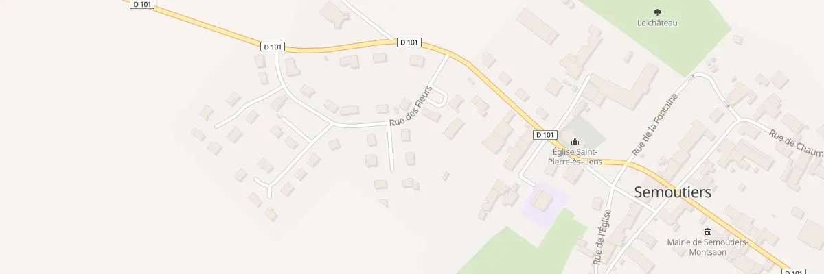 Plan du 5 Rue des Fleurs à Semoutiers-Montsaon