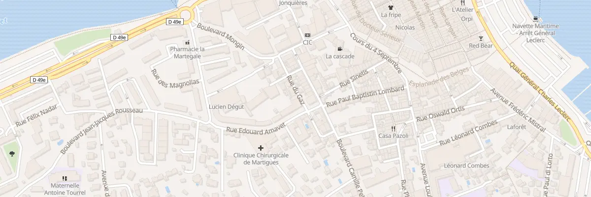 Plan du 14 Rue du Gaz à Martigues