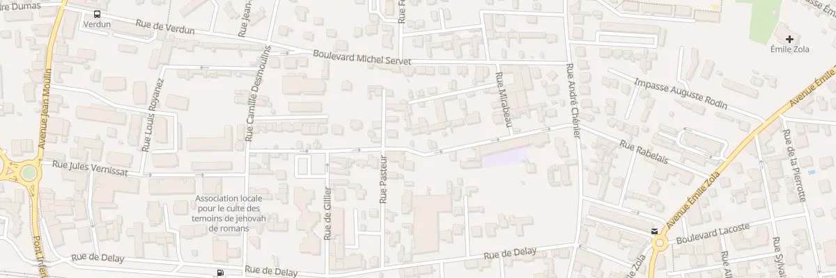 Plan du 24 Rue Jules Ferry à Romans-sur-Isère