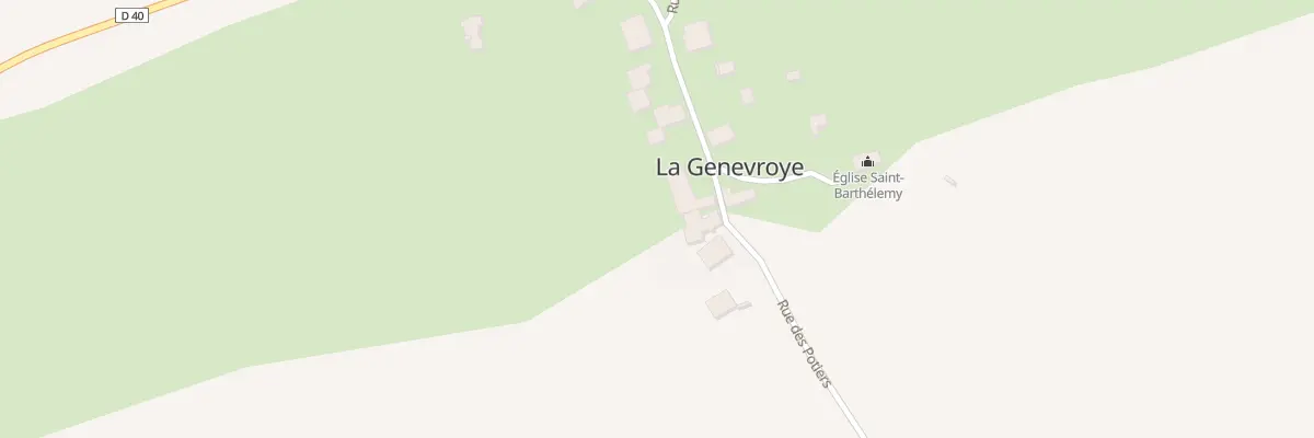 Plan du 12 Rue des Potiers à La Genevroye